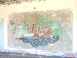 A Soviet camp was built on the remains of Okh Mejid which is now derelict.