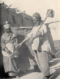 By the 1930's the Turkoman way of life was increasingly changed by communism. Families were settled and men were expected to work