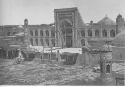 Execution square, with gallows in front of Feruz khan madrassah